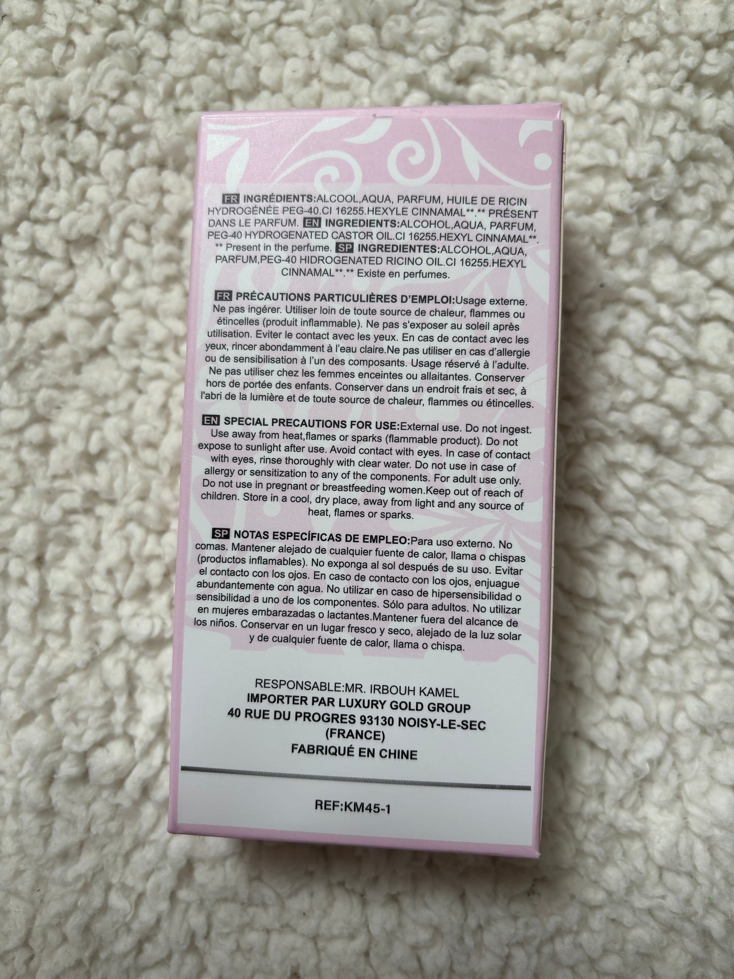 Parfum Yara rose 50ml