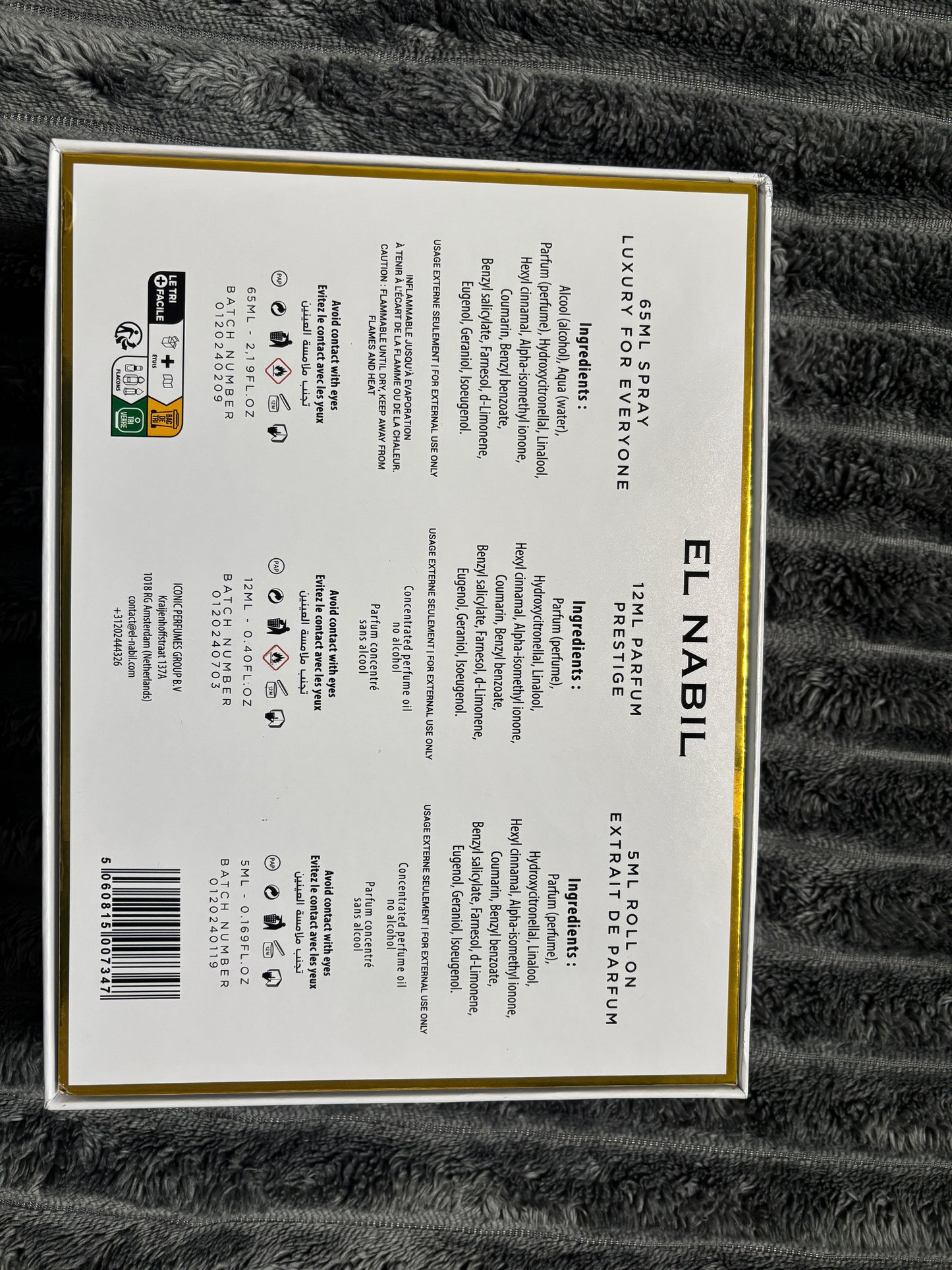Coffret prestige El Nabil