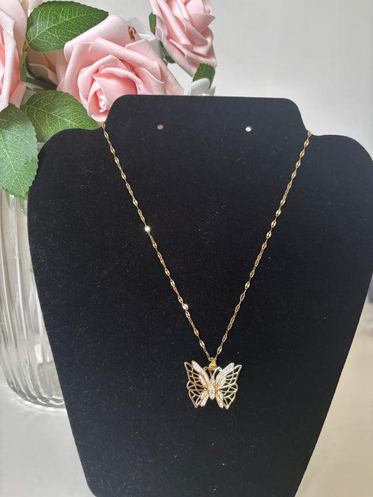 Collier papillon