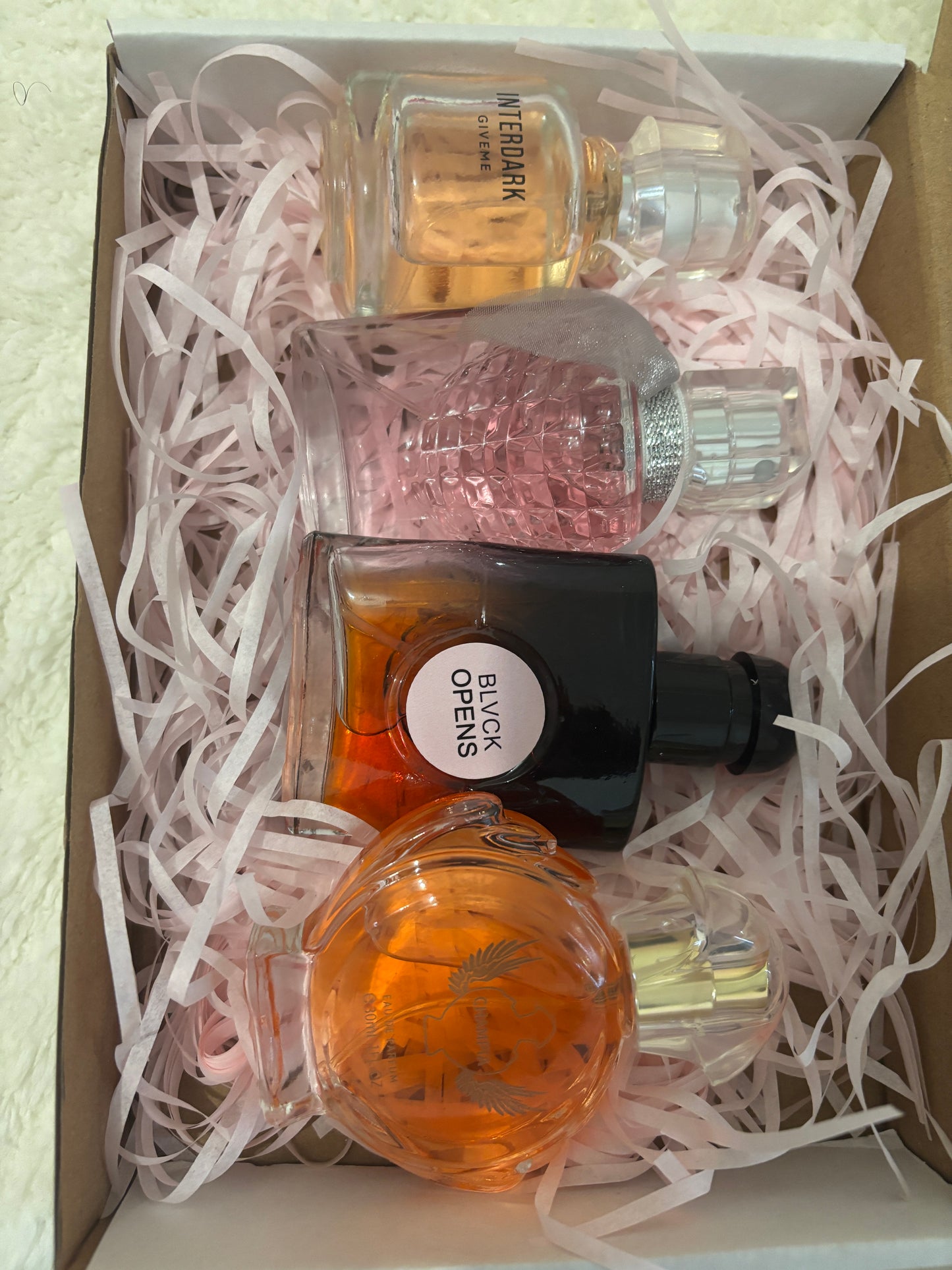 Coffrets de 4 parfums inspiré de grands marques 30ml