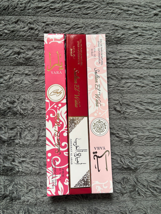 3 parfums 35ml