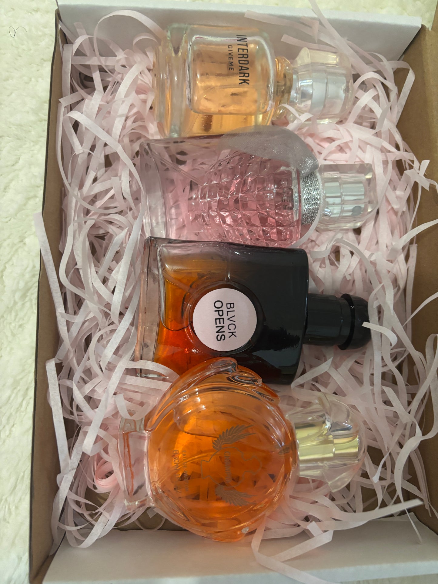 Coffrets de 4 parfums inspiré de grands marques 30ml