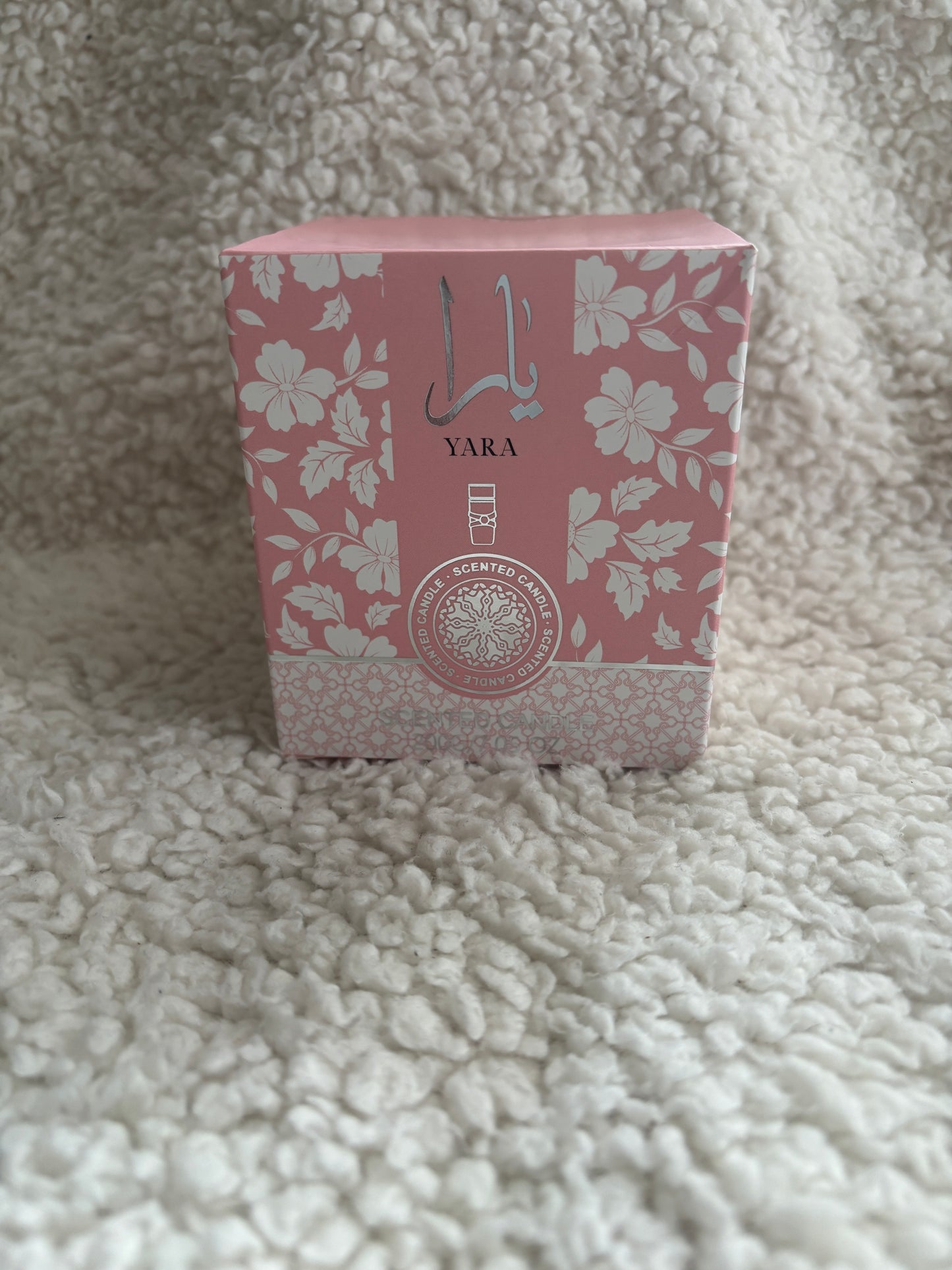 Bougie Yara rose