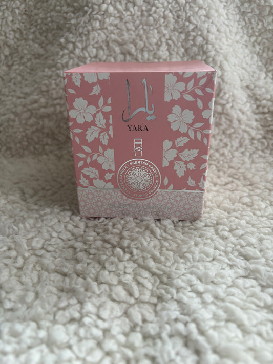 Bougie Yara rose