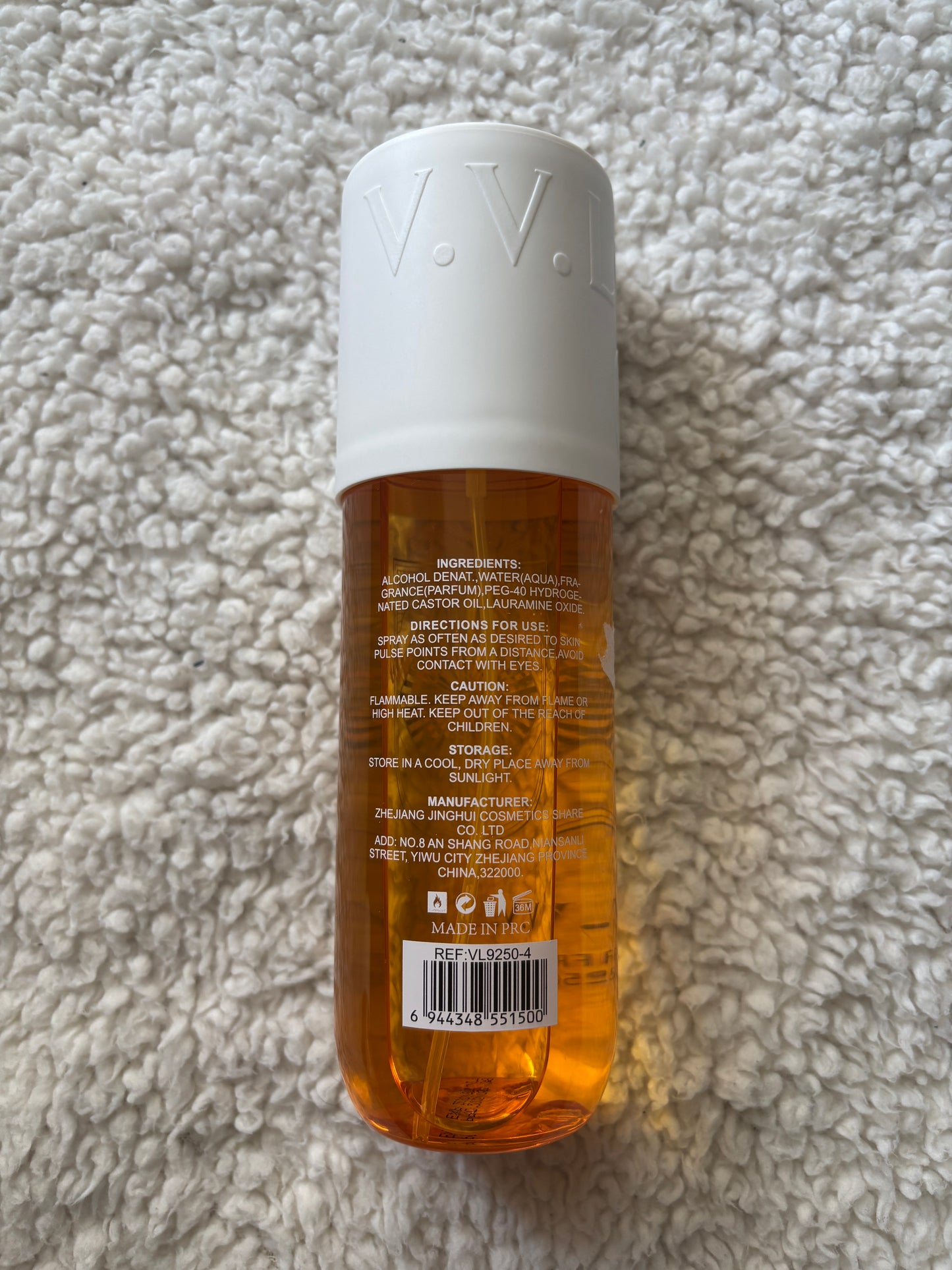 Brume parfumé luminous bloom by VV Love 250ml