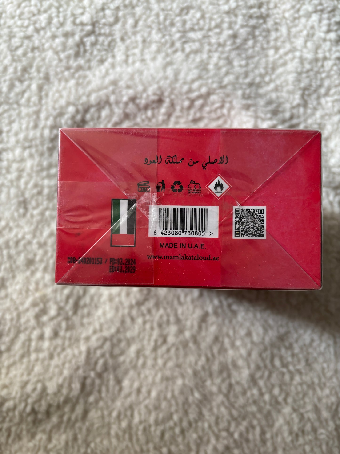 Eaux de parfum Cotton rouge 100ml